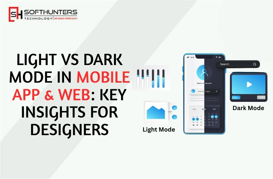 Light vs Dark Mode in Mobile App & Web