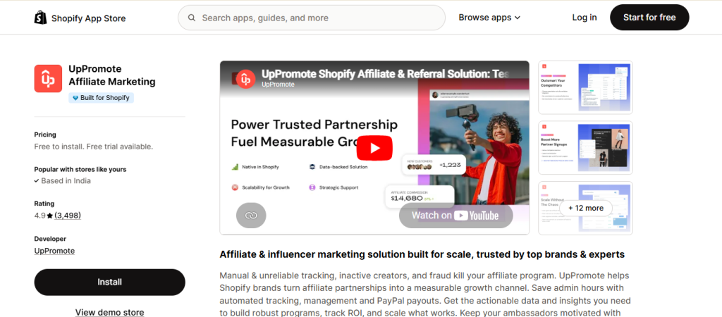 UpPromote — Best for Affiliate Marketing
